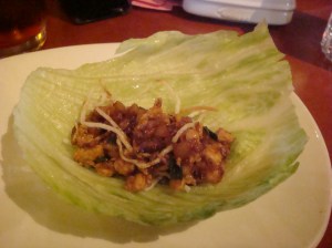Lettuce Wraps Assembled
