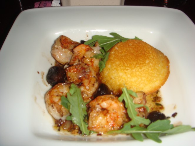 Shrimp with Cornbread