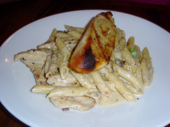 flat iron chicken fettucine