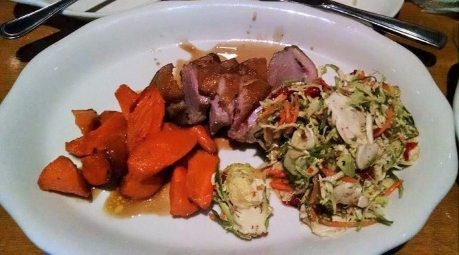 Tupelohoneyduckbreastcarrotsbrusselssproutslaw